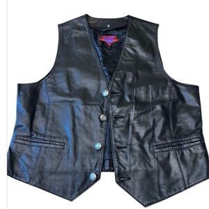 VERDUCCI ⭐️  leather vest